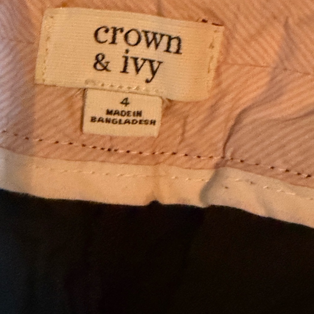 crown & ivy Black Chino Pants - Picture 4 of 4